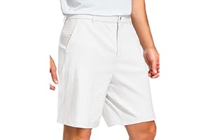 Pudolla Men's Golf Dress Shorts 7"/9" Stretch Casual Work Hybrid Shorts for Men with 3 Pockets Quick Dry Breathable