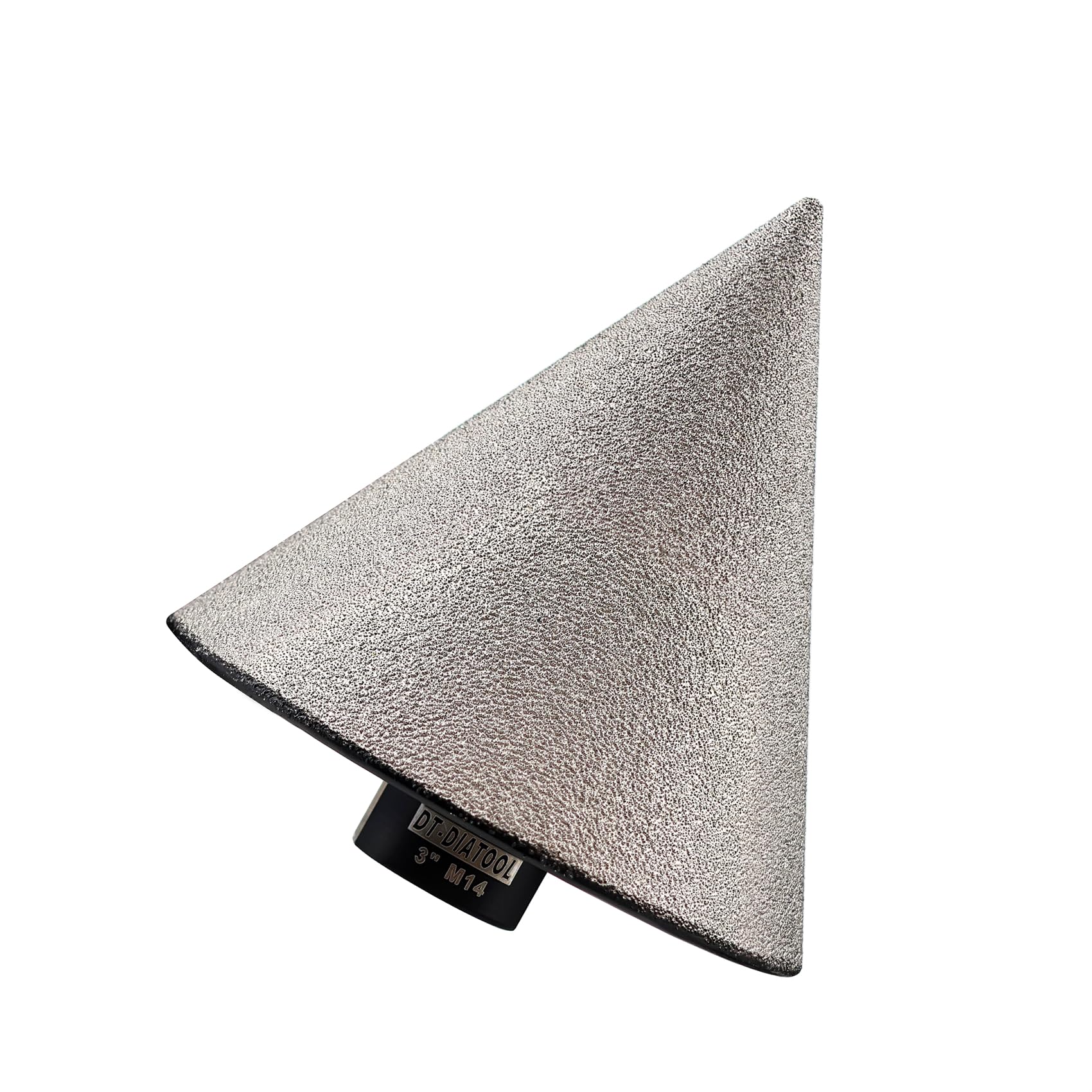 DT-DIATOOL Diamond Beveling Chamfer Bit 75mm for Enlarging Trimming Shaping Existing Holes of Granite Marble Porcelain Tiles,M14 Thread Diamond Cone Bit — image 1