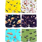 BliBliTaTa Boys' Underwear,Soft Cotton Tagless Panties for Toddlers' & Little Kids' Comfort,Breathable Boxer Briefs in Sizes 2T,3T,4T,5T,6T,7,8,10,12 Years Old,6-Pack Fighter-10
