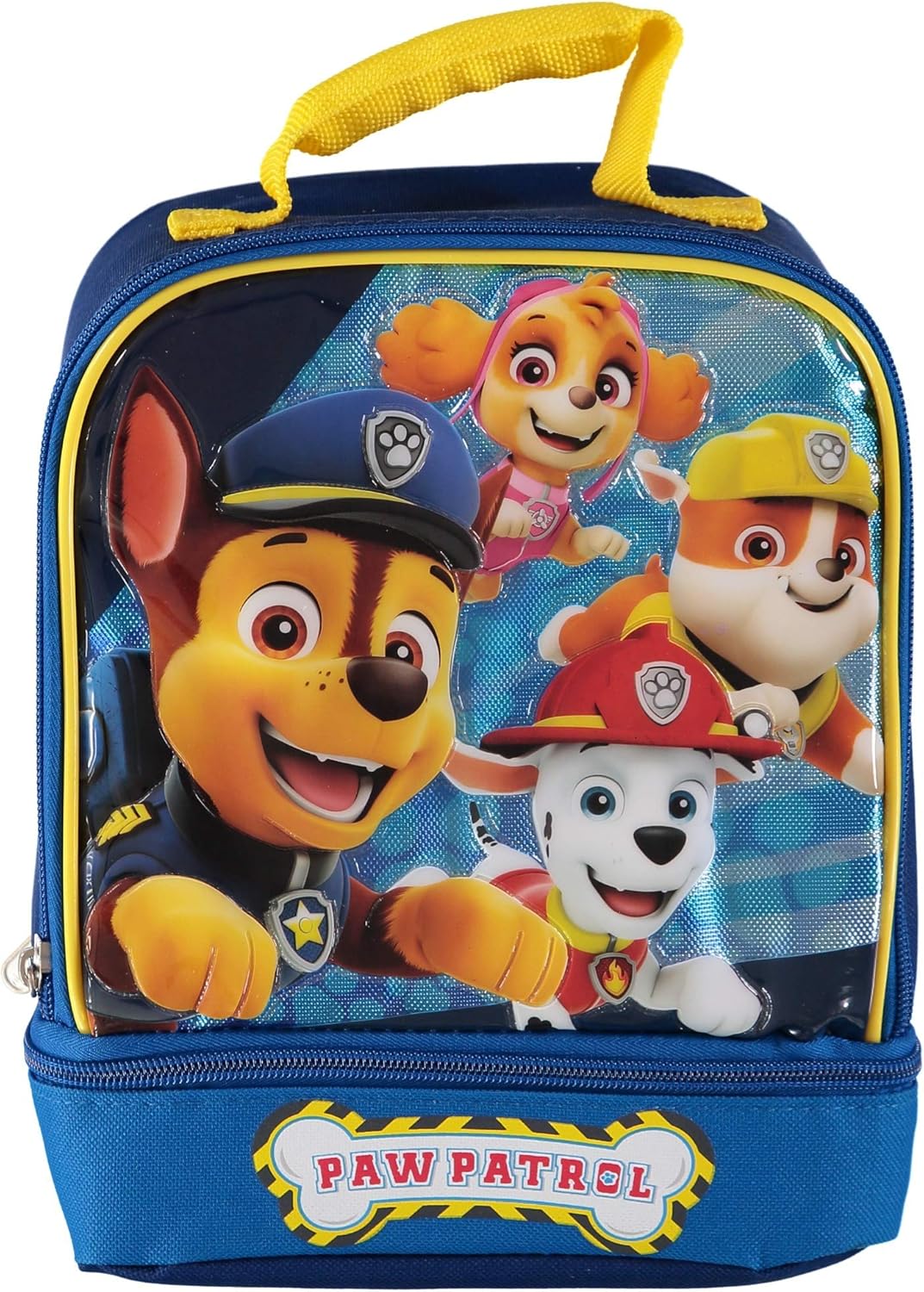 paw patrol dual compartment lunch box