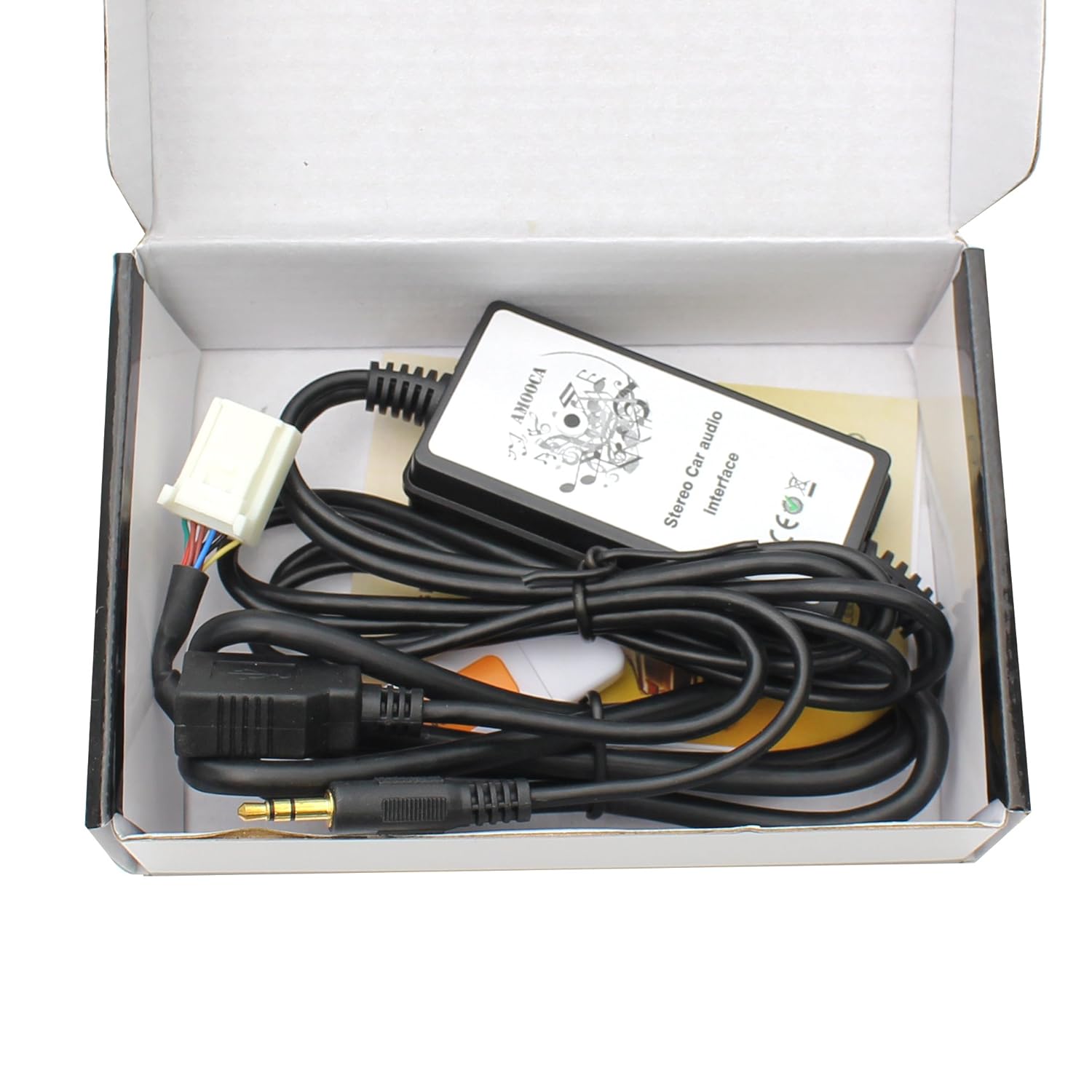 Auxiliary Input Adapters Amooca Car Mp3 Connection Kits Usb Aux