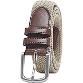 Amazon Essentials Men's Stretch Woven Braid Belt