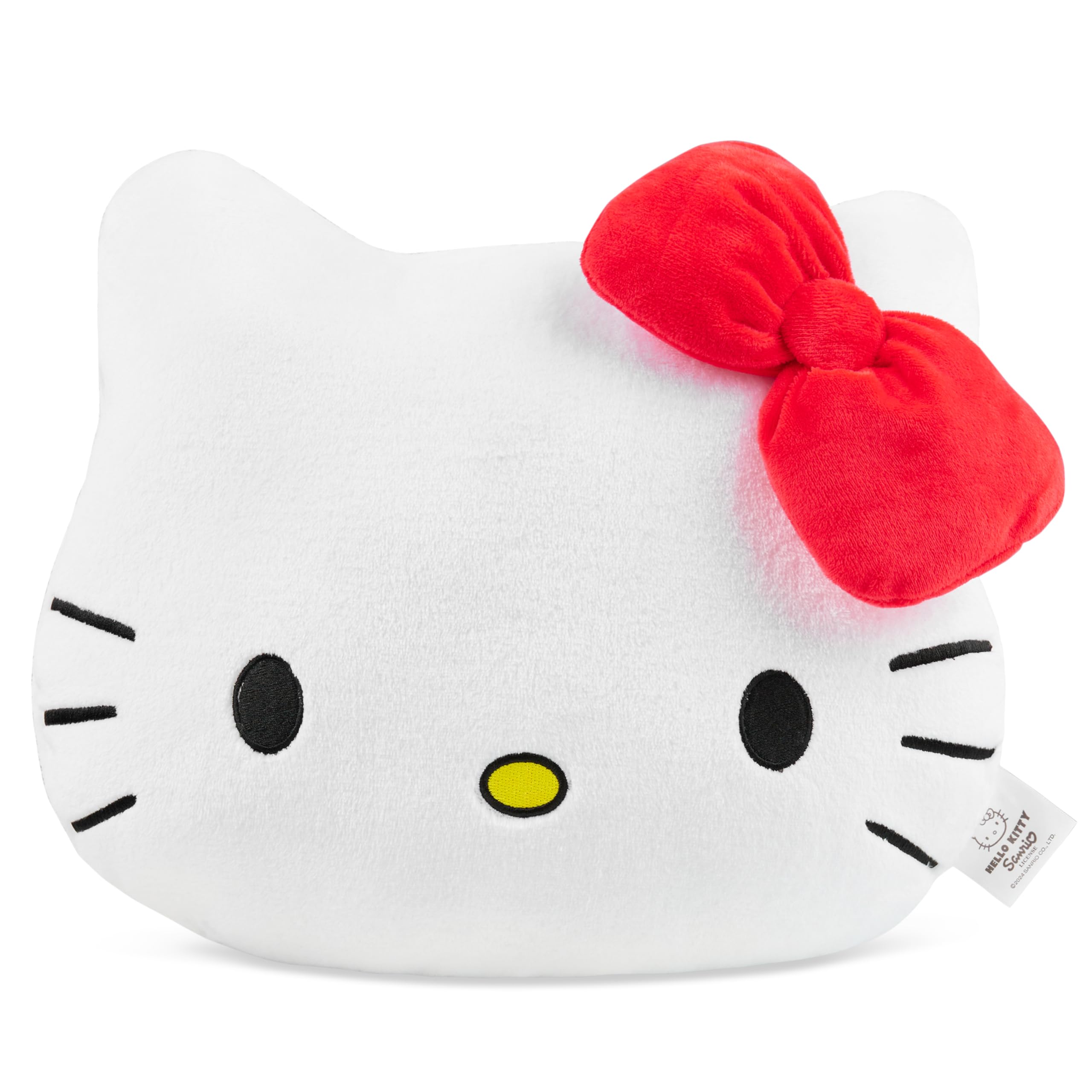 Photo 1 of Hello Kitty 3D Plush Pillow Soft Throw Sham Pillow Stuffed Kawaii Character Women Teens Kids Bedroom Accessories 14.6” x 12.6”, Gifts for Her