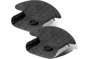 SMART ELF Baby Car Seat Protector for Potty Training - Prevents Diaper Leaks & Spills, with Waterproof Function, Fits Child Safety Car Seats, Strollers & High Chairs, Machine Washable & Dryer Safe (Black)