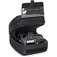 USA Gear Hard Shell Zoom Lens & DSLR Camera Case with Molded EVA Protection, Quick Access Opening and Padded Interior - Compatible with Nikon, Canon, Olympus Cameras with Popular 300mm Lenses