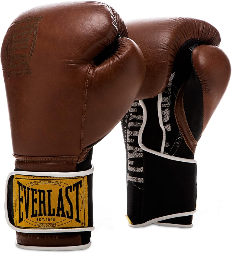 Everlast Unisex Classic Training Boxing Gloves Brown 16oz