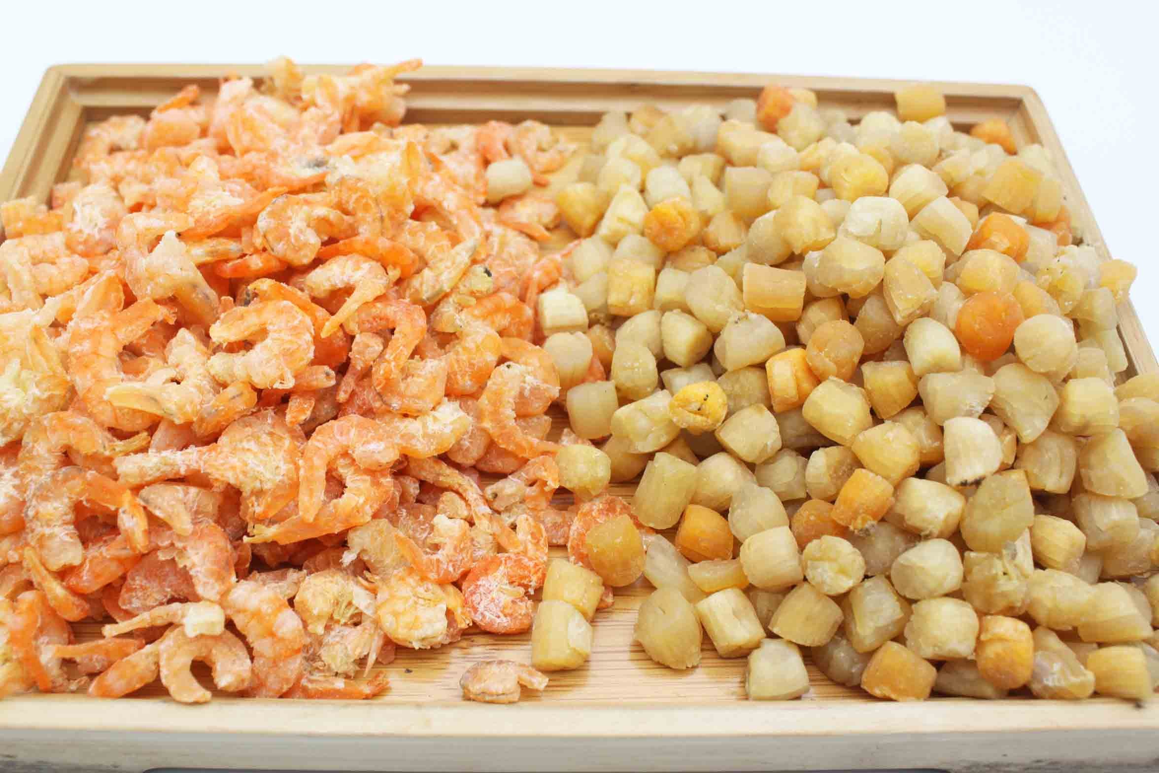 Set-19 Dried shrimps 泰國麗蝦 x Dried Qingdao Scallops 青島貝 Free International Airmail