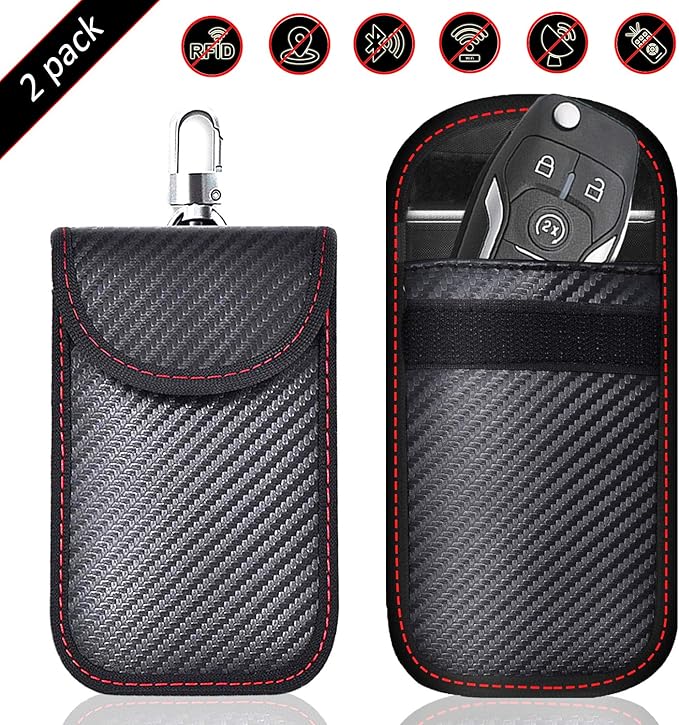2 PACK Small Faraday Pouch For Car Keys, Car Key Signal Amazon.co.uk