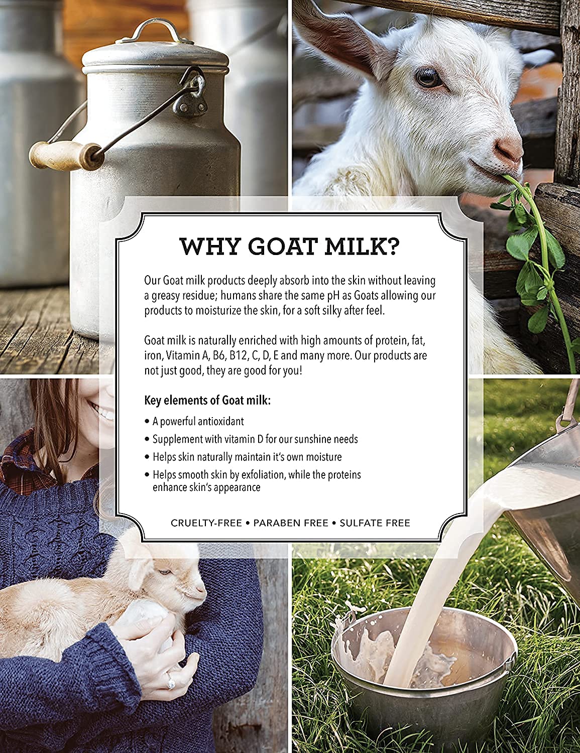 Dionis Goat Milk Skincare 3.3 oz Vanilla Bean Hand & Body Cream - Travel Size Hand Lotion For Hydrating & Moisturizing Dry Skin - Cruelty Free Cream Made In The USA - Paraben Free Formula