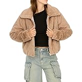 Forever 21 womens Faux Fur Zip Up Jacket