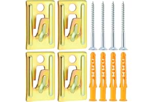 FUOYLOO Water Heater Wall Mounting Bracket 4Pcs Slip-Resistant Hook Set for Hollow Wall Electric Heater