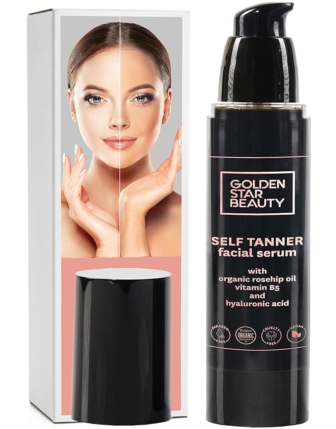 tan organic facial serum