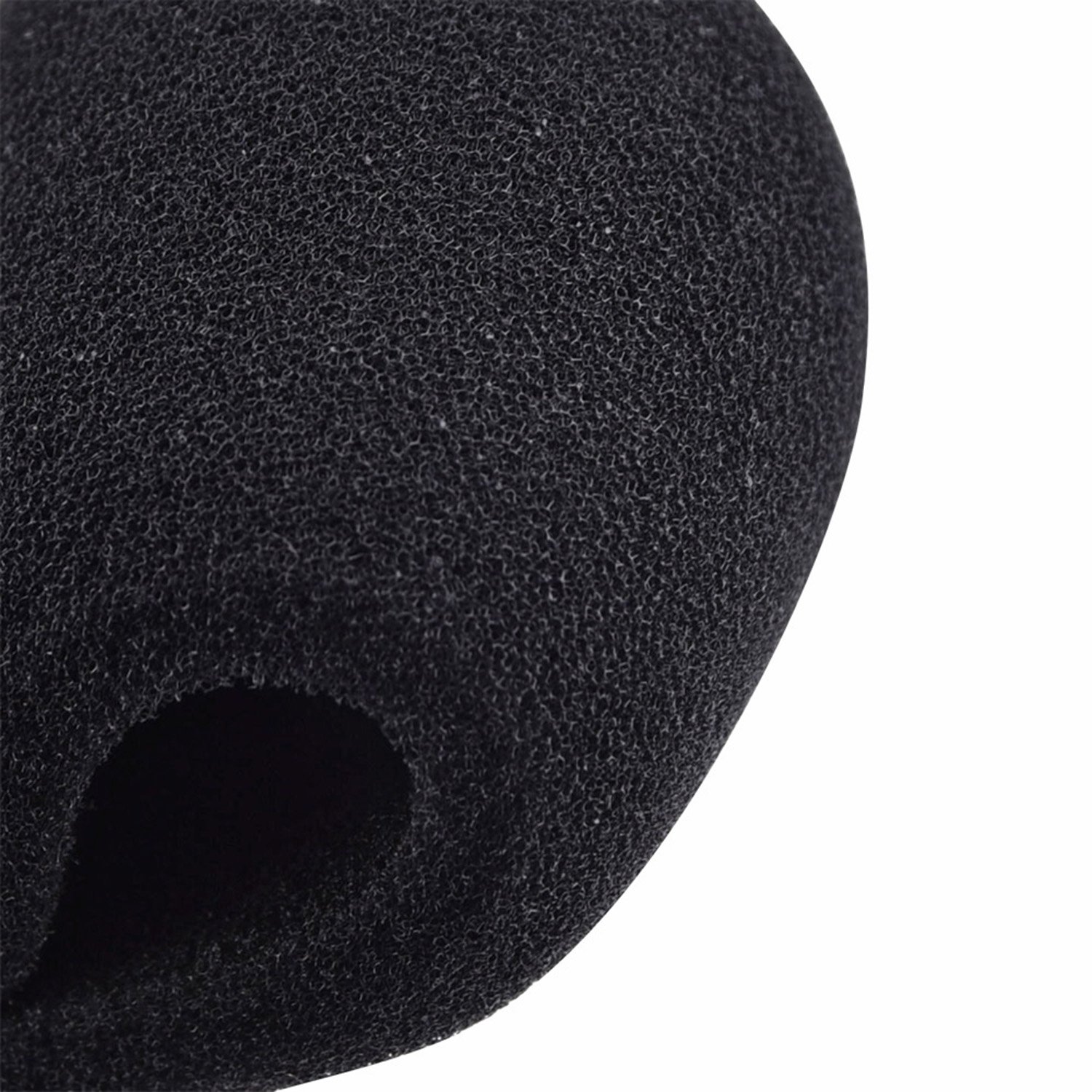Thick Foam Mic Cover 5 Pack Handheld Microphone Windscreen Black Studio