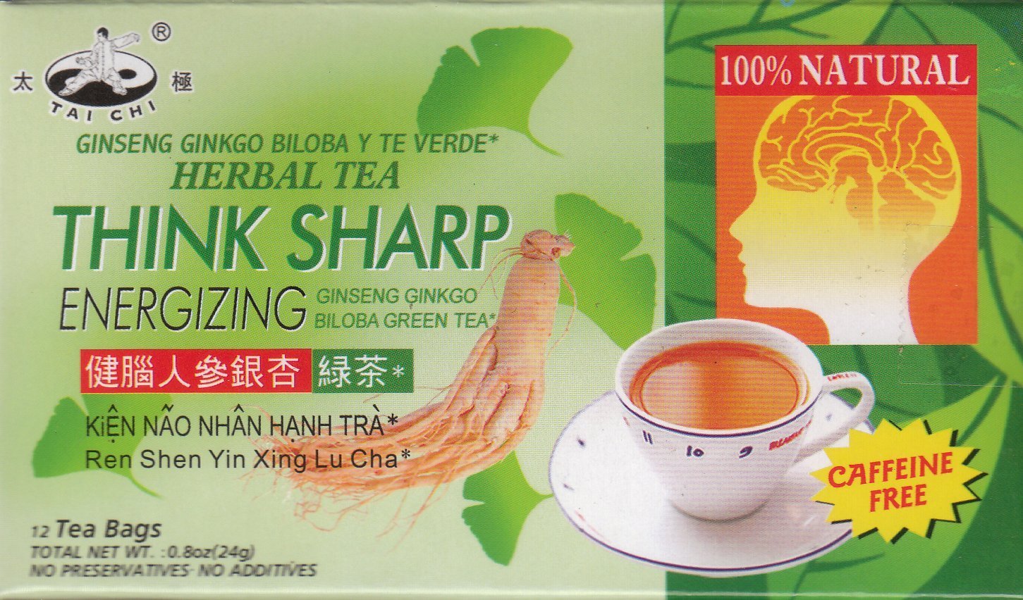 Tai Chi Ginseng ginkgo biloba green tea (THINK SHARP ) 12