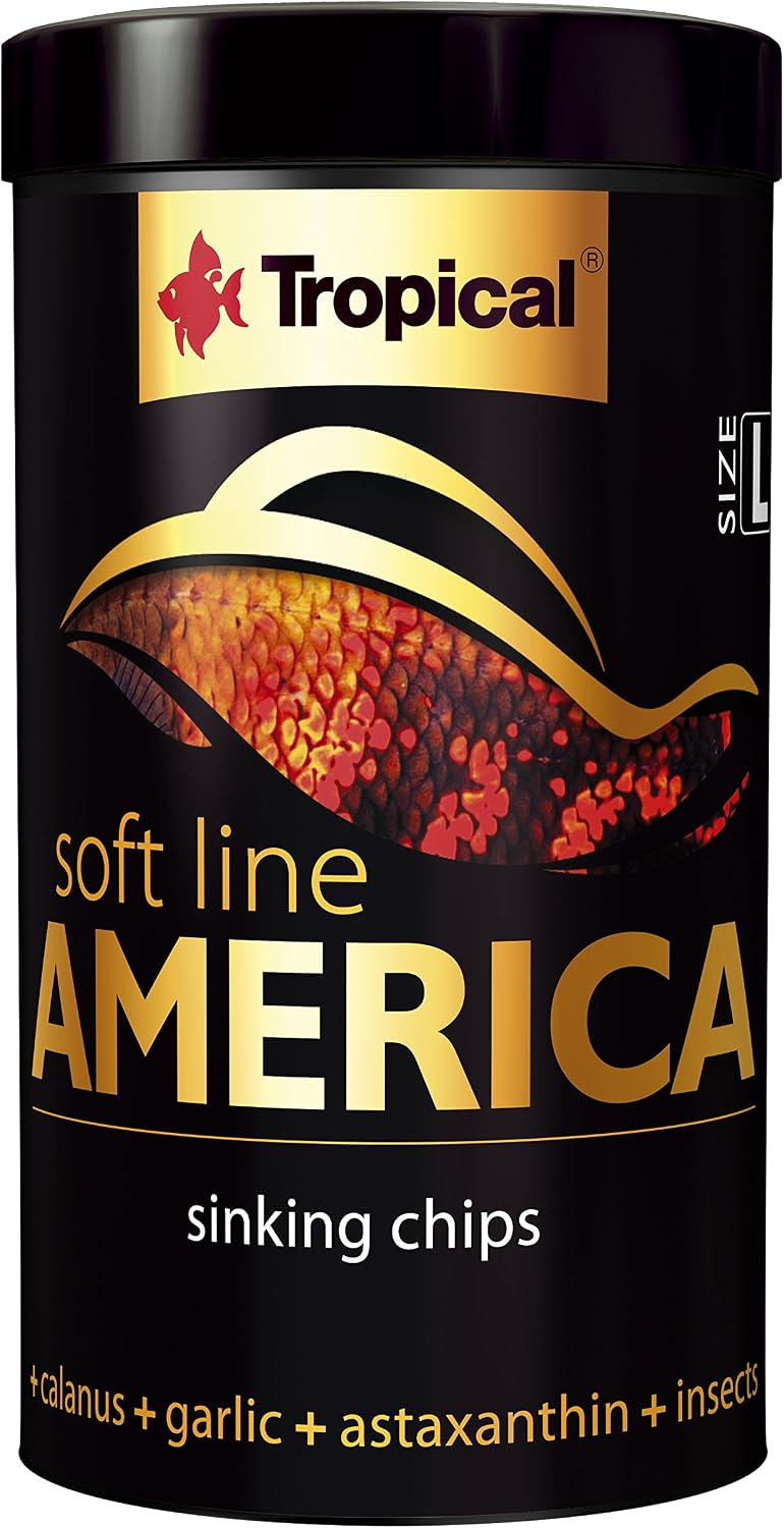 Tropical SOFT LINE AMERICA SIZE L 250ml / 130g fish food for cichlids & carnivorous fish