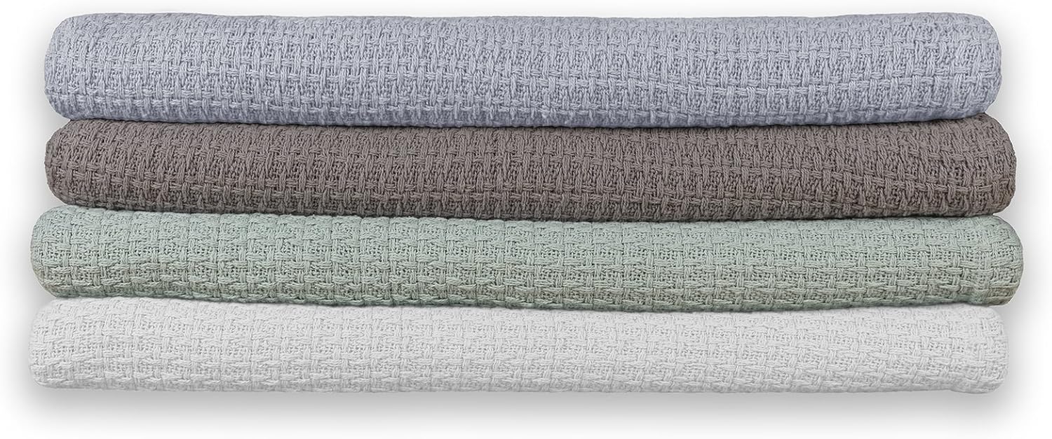 BALTIC LINEN Eileen West Cotton Blanket Full/Queen Seafoam Green Home