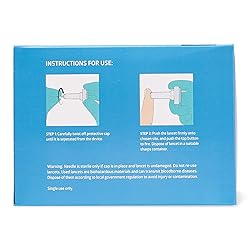 Medline Sterile Safety Lancets, Push-Button