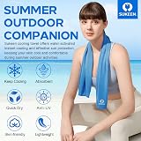Sukeen Cooling Towel 4 Pack 40x12 Neck Sweat Cooling Sports view 2