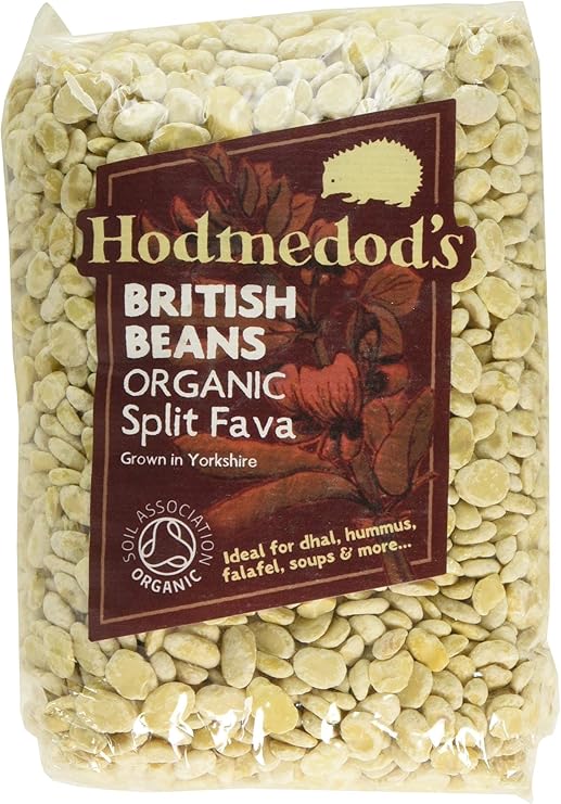 Hodmedods Organic Split Fava Beans, 500 g, Pack of 6 Amazon.co.uk Grocery
