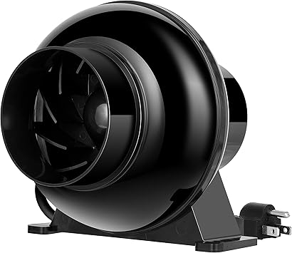 Amazon Com Vivosun 4 Inch 195 Cfm Inline Duct Ventilation Fan
