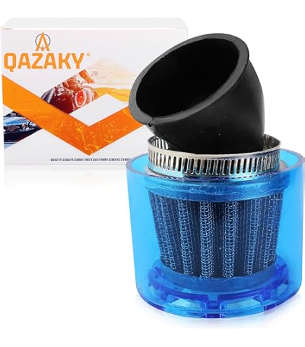 Lot De 2 Filtres à Air Pour Moto & Quad - Entrée 45 Mm, Coude à 45°, étanche Et Lavable | Compatible 50cc à 250cc