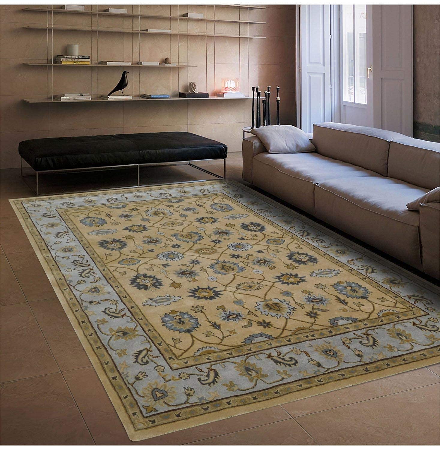 Buy Aearth Home Carpet Handmade Export Quality Tufted Pure Woollen