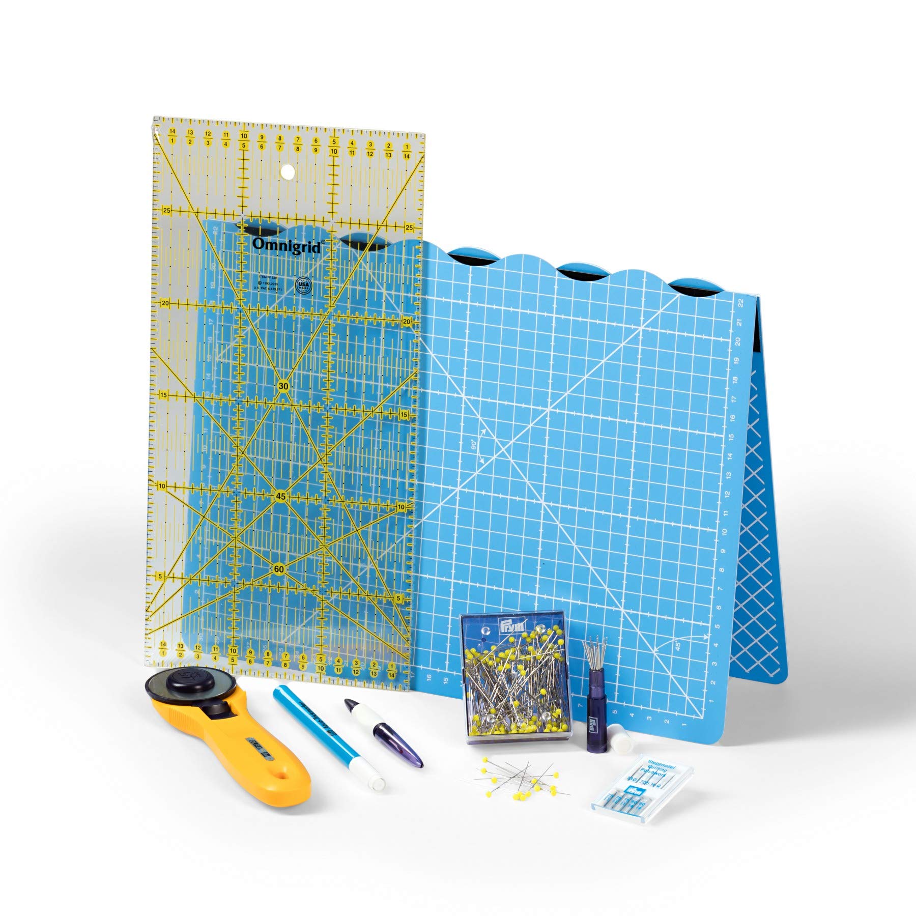 Prym Patchwork & Quilting Starter Set (cm), Blue, GB