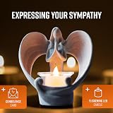GloBrite Guardian Angel Candle Holders Set of 2 LED Tea Light Holders view 2