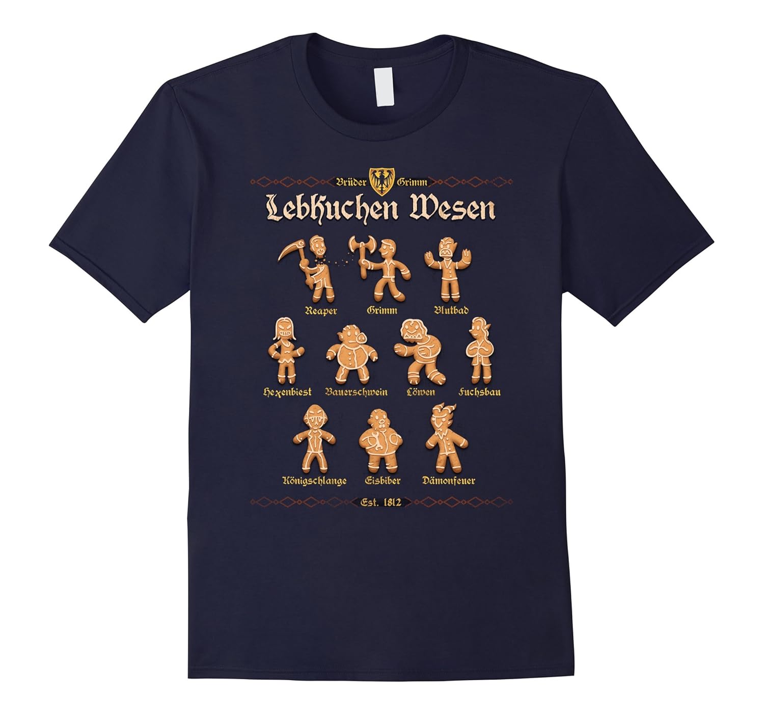 Grimm Gingerbread T-Shirt-T-Shirt