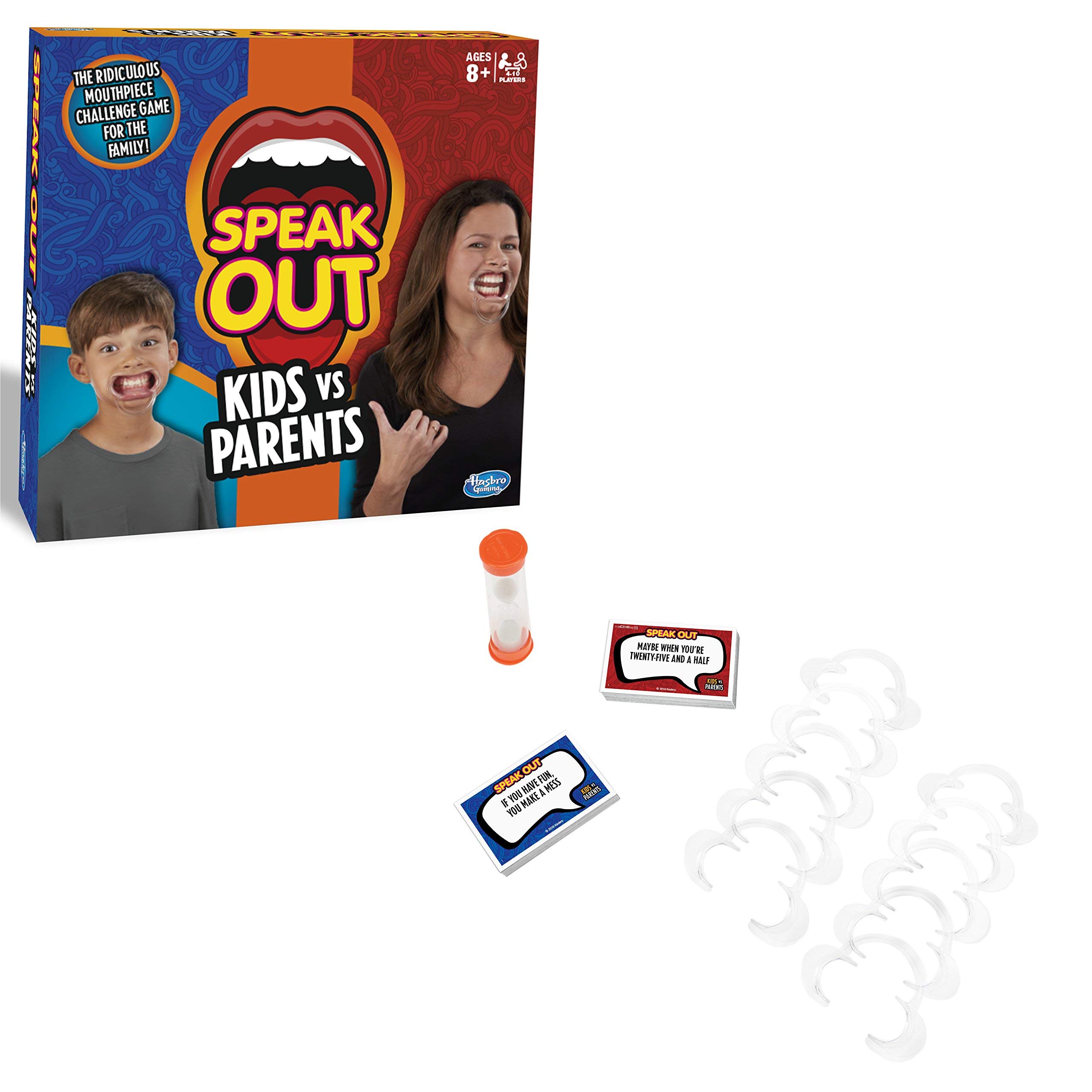 Hasbro Gaming Speak Out Kids vs Parents Game