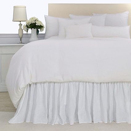 Amazon Com Luxury White Washed Flax 100 Pure Soft Organic Belgian