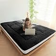 Materasso Futon Giapponese Peluche 10 Cm - Letto Pavimento Soffice E Portatile