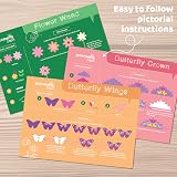 jackinthebox Butterflies Craft Kit for 3 to 5 Year Olds 3 Projects view 7