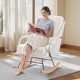 VECELO Rocking Chair Nursery, Larger Size Teddy
