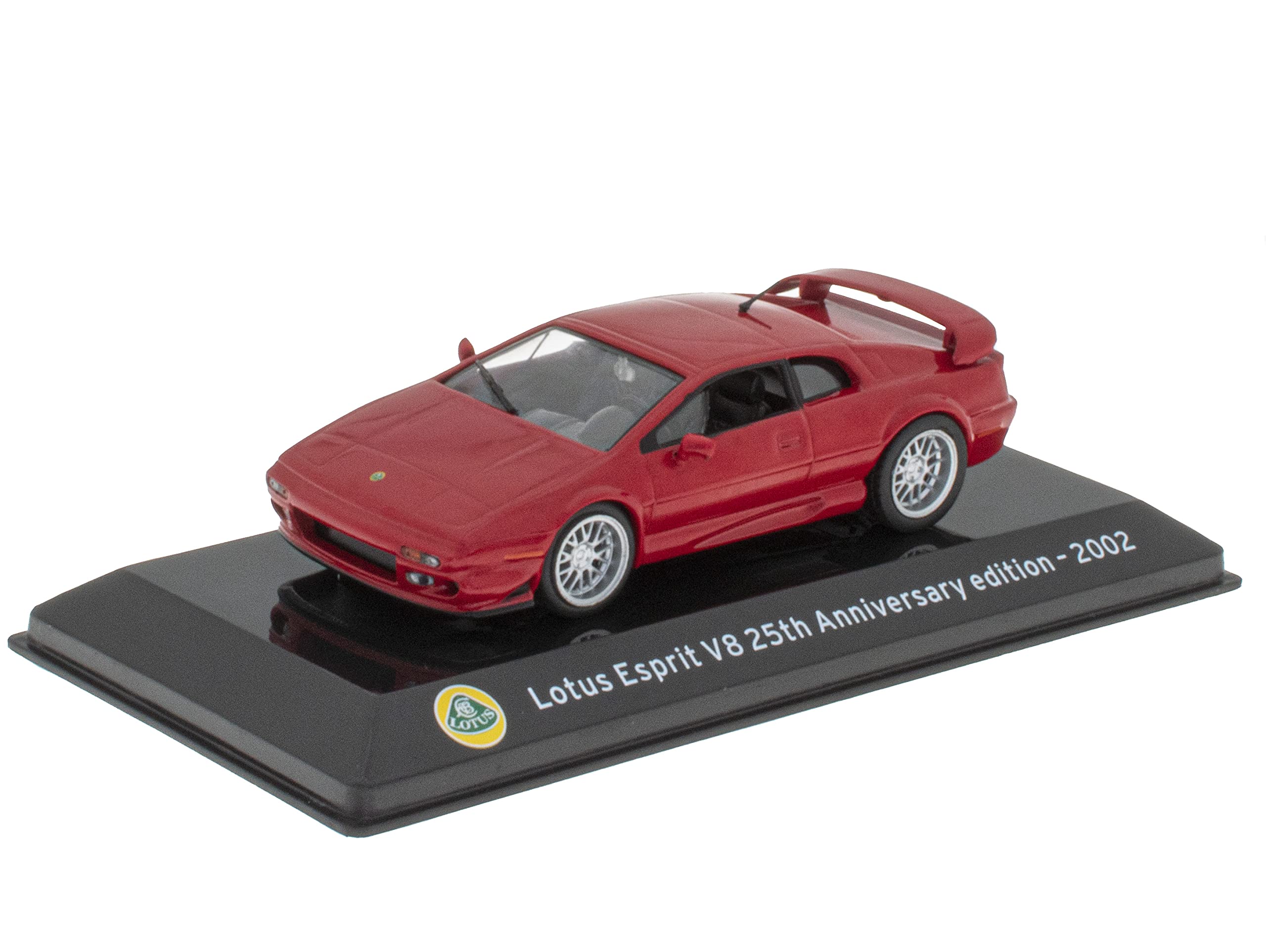 OPO 10 - Miniature Car, Lotus Esprit V8 25th Anniversary edition 2002, 1/43 Scale, Metal, Compatible with OPO 10 Base & Acrylic Display Case, Big Kid, Adult