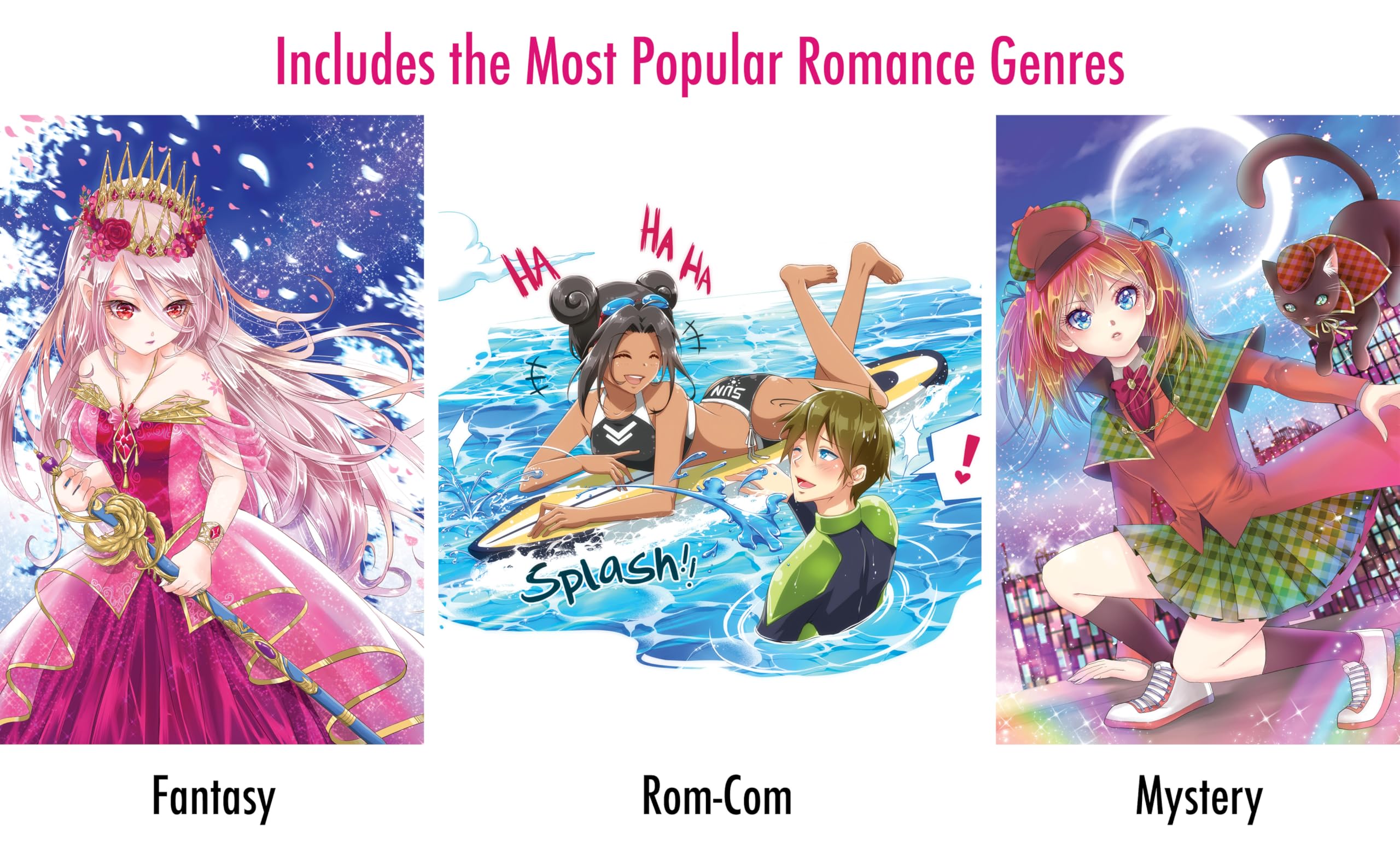The Master Guide to Drawing Anime: Romance: How to Draw Popular Character Types Step by Step – A How to Draw Anime / Manga Books Series (Volume 4)