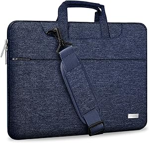 Hseok 17.3 Inch Laptop Shoulder Bag for Most 17.3" Dell Asus HP Lenovo Notebooks, Dark Blue