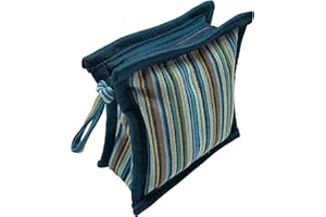 SHENAINI Essential Oil Case for Purse - Seabreeze Teal - Small Size HOLDS 4-6 Bottles (5ml-15ml, also fits Roller Bottles) - Chic and Compact EO Bags in Multiple Sizes - Perfect size Essential Oil Travel Bag