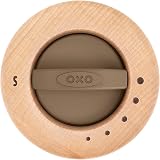 OXO Good Grips Wood Salt Mill - Light Beechwood Ceramic Grinder Adjustable view 3