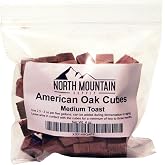 North Mountain Supply - AMTC-4oz American Oak Cubes (Medium Toast, 4 Ounce)