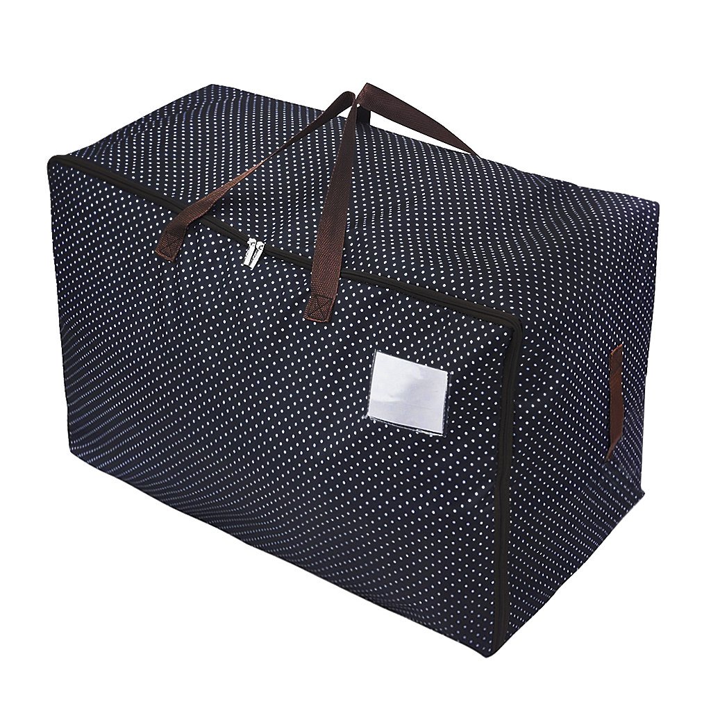 100L Big Storage Bag Heavy Duty 600D Oxford Jumbo Storage Bag with Web