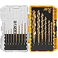DEWALT Drill Bit Set, Titanium Nitride Coated, 14-Piece (DW1354)
