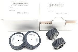 OKLILI PA03656-0001 PA03656-E958 PA03656-E976 Brake Roller & Pick Roller Pickup Roller Compatible with Fujitsu ScanSnap iX500