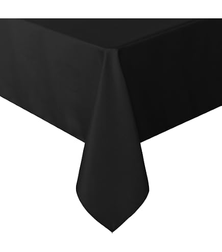 JALANCY 4 Pack Rectangle Tablecloth 60x126 Inch Pink