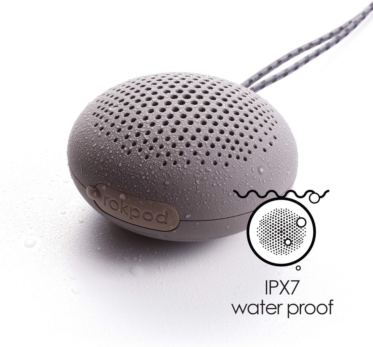 rokpod waterproof wireless speaker