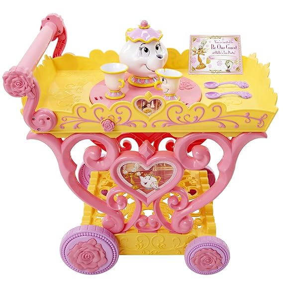 Disney Princess Belle Tea Party Cart Accessory Amazon.co.uk Toys & Games