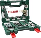Bosch 83 pcs Titanium Drill and Screwdriver Bit Set V-Line with LED Torch