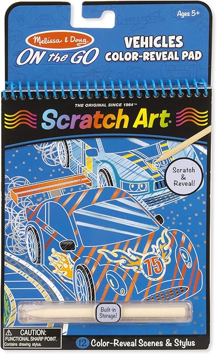 melissa and doug scratch art on the go