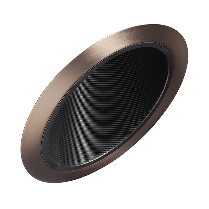 Juno Lighting 604BABZ 6Inch Super Slope Downlight Black Baffle