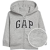 GAP Baby Boys' Playtime Favorites Logo Full Zip Hoodie Hooded Sweatshirt